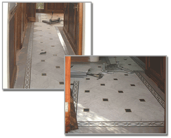 image of entrance and hall work completed for client